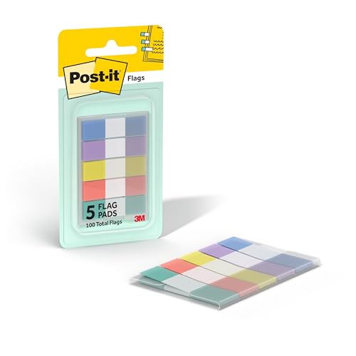 Eco-Friendly Post-it Flags, 0.47 in. x 1.7 in., One Dispenser with Set