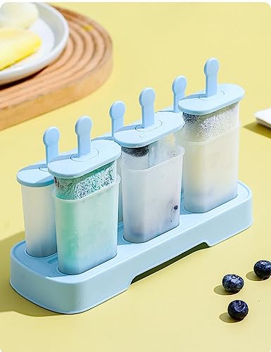 Minimalist Popsicle Molds Set 6 Pieces Ice Popsicle Collection